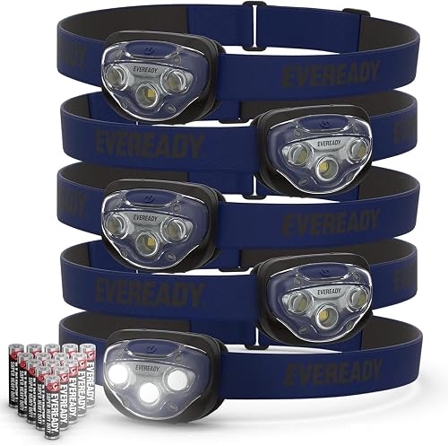Eveready LED Headlamps Pro200, 5-Pack